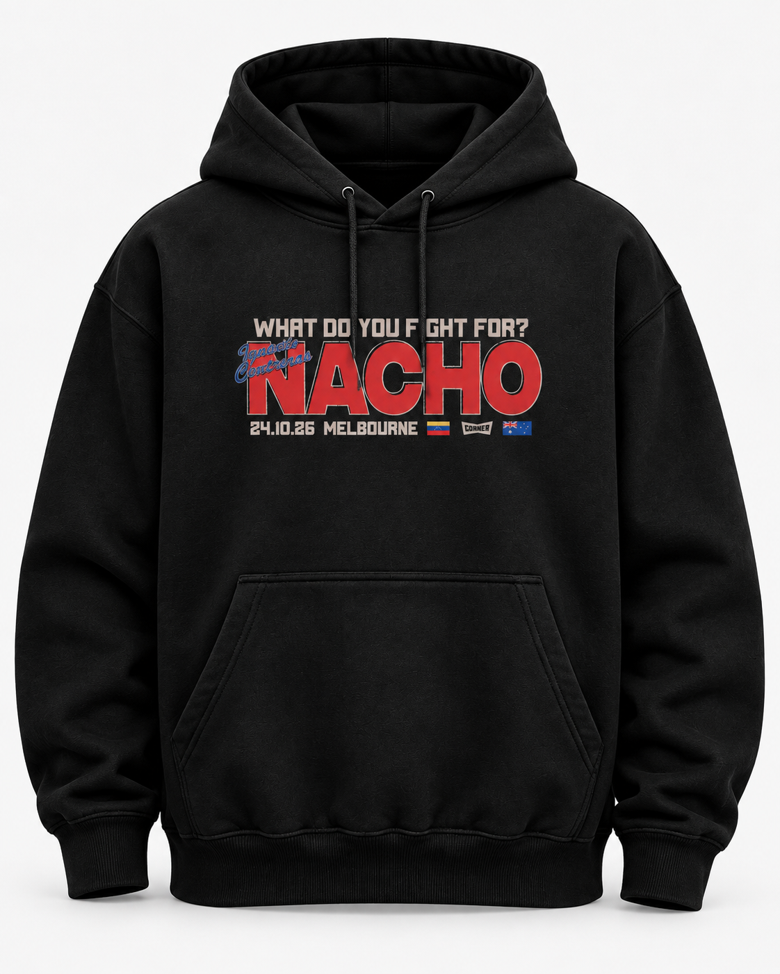 Title Fight Hoodie, back design